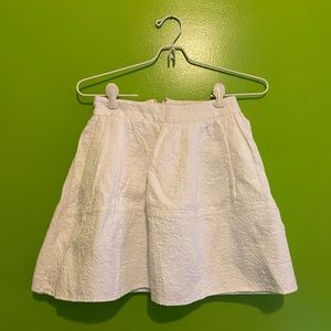 Express pure white skirt
